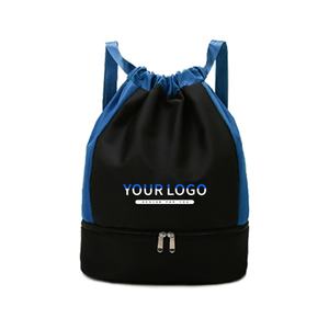 Sac à dos de sport personnalisé avec logo, imprimé par sublimation, en nylon et polyester avec fermeture éclair, cadeau promotionnel pour le shopping - Product Image 2