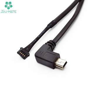 كابل طاقة USB مخصص من النوع B بـ 5 سنون ذكر إلى موصل موليكس بـ <span class=keywords><strong>2</strong></span> أو 3 أو 4 سنون، كابل USB بـ 4 سنون موليكس، كابل بـ 4 سنون - Product Image 2
