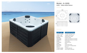 Spa et Bain à Remous Extérieur HG 4 Personnes USA Balboa avec Jets, Contrôle de Température et Massage pour <span class=keywords><strong>Piscine</strong></span> - Product Image 2