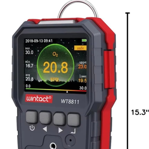 Gas Leak Detector <span class=keywords><strong>Monitor</strong></span> đa Gas báo động sniffers dễ cháy tự nhiên Methane Propane Carbon Monoxide hydrogen sulfide oxy - Product Image 1