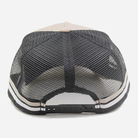 Gorra Trucker Color Caqui con Parche Bordado Personalizado e Impresión Bajo la Visera
