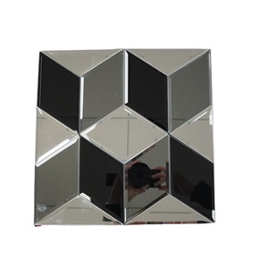 Mosaico moderno in vetro con <span class=keywords><strong>specchio</strong></span> smussato in vetro <span class=keywords><strong>a</strong></span> forma piatta edificio quadrato esterno soggiorno camera da letto Hotel scuola laboratorio - Product Image 5