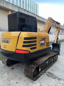 Mini-excavatrice sur chenilles d'occasion SY60C de 6 tonnes, en bon état, faible nombre d'heures de fonctionnement, moteur Isuzu 36,6 kW 4JG1 - Product Image 5