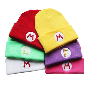 Para Super Mario, <span class=keywords><strong>gorro</strong></span> <span class=keywords><strong>de</strong></span> punto bordado, <span class=keywords><strong>gorro</strong></span> <span class=keywords><strong>de</strong></span> <span class=keywords><strong>lana</strong></span> cálido <span class=keywords><strong>de</strong></span> Hip Hop con impresión Digital, periférico <span class=keywords><strong>de</strong></span> juego <span class=keywords><strong>de</strong></span> animación <span class=keywords><strong>de</strong></span> dibujos animados - Product Image 1