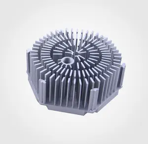 Hot Sales CNC Machining Pure Aluminum AL1070 AL1060 COB Heat Sink Round Cold Forging Heatsink