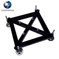 Tour de treillis en aluminium à hauteur réglable pour scène mobile, idéale pour la location d'événements extérieurs et les spectacles
