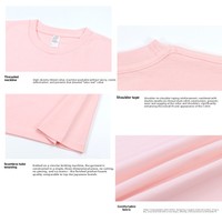 Kaos oblong pria 250GSM, model dasar, lengan pendek, berat, cocok untuk musim panas,  sablon logo custom, potongan normal, bahan katun jersey