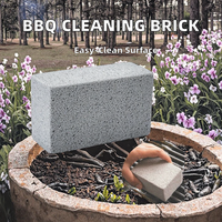 Brique de nettoyage pour barbecue, bloc de pierre pour barbecue en métal, étagères, nettoyant pour les taches de graisse, outil de suppression des taches d'huile