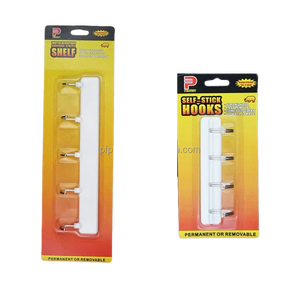 Nhiệm Vụ Nặng Nề Nhựa Khăn Móc Giá Tự Dính Quần Áo Móc Áo Và Nhà Bếp Móc - Product Image 4