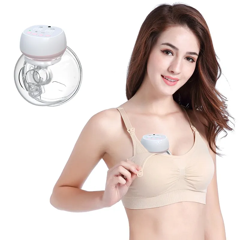 赤ちゃんの授乳のための卸売ホットスタイル電動母乳ポンプ超静かな12レベルの乳房ポンプウェアラブル