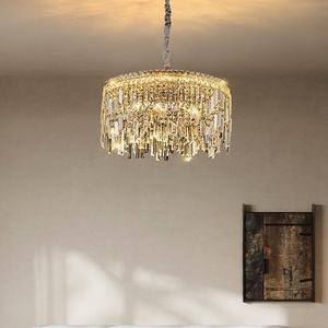Lustre en cristal de luxe américain pour restaurant, villa, hall d'hôtel, chambre à coucher, salon - Product Image 5
