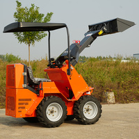 Mini-chargeuse compacte sur pneus 1.5T CE EPA Euro V, robuste, diesel, pour démolition intérieure, en stock usine, livraison gratuite