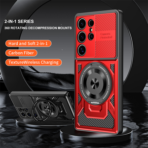 Funda Magnética para Teléfono al por Mayor para <span class=keywords><strong>Honor</strong></span> Play10A X5C+ X9D 400 Lite X60 Pro X70 Mate <span class=keywords><strong>70Pro</strong></span>, TPU+PC, Diseño de Fibra de Carbono - Product Image 3