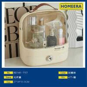 Commercio all'ingrosso 4 pezzi compatto 27x18x335CM scatola di immagazzinaggio con manico per cosmetici e custodie - Product Image 1