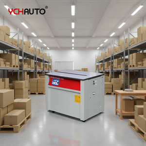 Macchina <span class=keywords><strong>Reggiatrice</strong></span> Semiautomatica da Tavolo per Imballaggio Scatole di Cartone, Senza Arco, Utilizzabile con Nastro in PP - Product Image 1