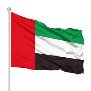 Promotional Product United Arab Emirates flag custom digital direct injection colorful flag custom dubai flag