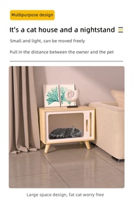 أثاث مأوى كبير فاخر للقطط على شكل تلفزيون داخلي قوي - Product Image 6