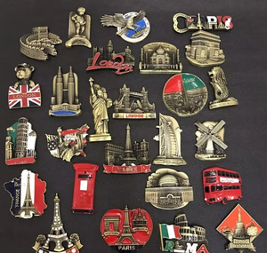 Ouvre-bouteille en métal créatif et autocollant de réfrigérateur Tour de <span class=keywords><strong>Paris</strong></span> Souvenir touristique Maison Artisanat Ouvre-bouteilles en gros - Product Image 4
