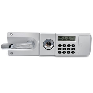 Serrure à clavier électronique avec tige longue, poignée chromée sécurisée et cylindre à clé maîtresse pour <span class=keywords><strong>coffre</strong></span>-<span class=keywords><strong>fort</strong></span> ignifuge, armoires à dossiers - Product Image 1