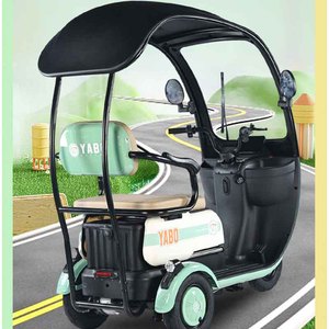 Vélo cargo <span class=keywords><strong>électrique</strong></span> à 3 roues, nouveau style, pour usage familial, 600W, <span class=keywords><strong>avec</strong></span> <span class=keywords><strong>toit</strong></span> - Product Image 2