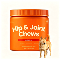 Complément alimentaire à mâcher pour chiens à la glucosamine OEM ODM, pour les hanches et les articulations, améliore la mobilité des chiots aux chiens seniors
