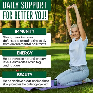 Wholesale OEM Chlorophyll Capsule Green Superfood Sodium Copper Chlorophyllin Sodium Copper Chlorophyll Capsules With Alfalfa - Product Image 2