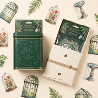 Autocollants personnalisés esthétiques pour serre végétale, autocollants transparents en PET pour scrapbooking, pack d'autocollants 3D encre cristal