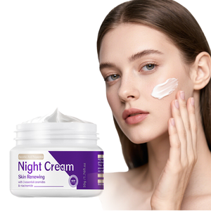 Yüz gece uyku restorasyonu için gece kremi, niasinamid, peptid kompleksi ve hyaluronik asit nemlendiriciyi yenileyen cilt - Product Image 3