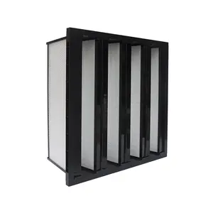 High Efficiency H11 H12 V-Type Mini Pleat HEPA Filter