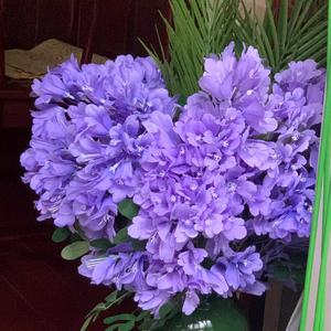 Venta al por mayor romántica Flor de <span class=keywords><strong>Jacaranda</strong></span> púrpura rama 3 tenedores árbol de <span class=keywords><strong>Jacaranda</strong></span> Artificial para Navidad y Año Nuevo decoración de eventos - Product Image 1