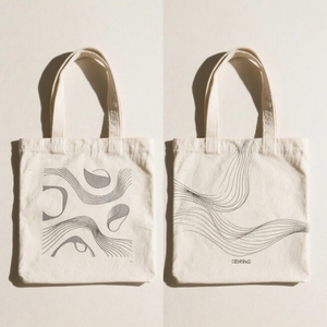 Lienzo estampado geométrico personalizado venta al por mayor bolsos de lona pintados a mano DIY para mujer - Product Image 6