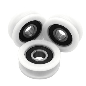 Nhiệt Độ Cao Vật Liệu U Hình Dạng Ròng Rọc Nhựa Đường Kính Ngoài 44Mm Ròng Rọc Lớn Với Mang - Product Image 2