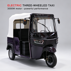 Mototaxi Eléctrico de Alta Potencia con Motor de 3000W, 4 Plazas, Triciclo Eléctrico de 3 Ruedas para <span class=keywords><strong>Taxi</strong></span> Urbano Africano - Product Image 1