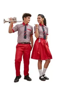 Reasonable & Wholesale Exclusive Design 100% Cotton High School Uniform Checks Design Collage Uniform for Unisex Uniform
