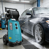 Promotion : Nouvelle Nettoyeuse de Surface Haute Pression 220V 135 bars, Pompe Électrique 7,4 L/min, Laveuse à Jet pour Voitures et Optiques