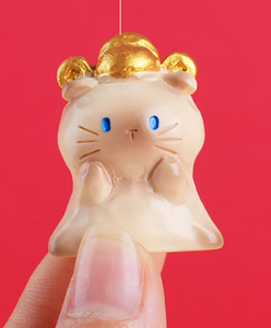 Statuette in Resina 3D di Gatti Portafortuna Cinesi Feng Shui, Miniature di Animali Carini da Collezione per Decorazione Casa e Casa delle Bambole - Product Image 4