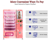 Offre Spéciale automatique de pièces de monnaie nouveau distributeur automatique de cils cosmétiques beauté pour une utilisation de location avec paiement sans espèces