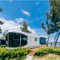 Maison de capsule modulaire chinoise préfabriquée/maison de conteneur maison de capsule pour le camping