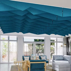 Isolation acoustique recyclable pour plafond en coton Feu B1 pour les zones silencieuses <span class=keywords><strong>de</strong></span> la bibliothèque et <span class=keywords><strong>l</strong></span>'intégration murale du cinéma et du théâtre - Product Image 5