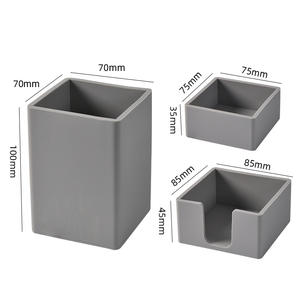 Силиконовый квадратный органайзер 3-в-1 для ручек и карандашей с высокой точностью (погрешность менее 1 мм) - Product Image 4