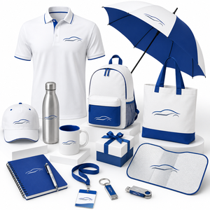 Colección de Artículos Promocionales de Lujo para Empresas: Mochila, Paraguas, Polo, Taza y Regalos de Recuerdo para Conveniones - Product Image 1
