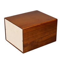 Urna Funeraria de Madera Vintage Ecológica de Alta Calidad Personalizada de Fábrica para Perros y Gatos, Caja Funeraria Hecha a Mano