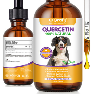 Worafy 60ml hệ thống miễn dịch Boost hỗ trợ di động sức khỏe chất chống oxy hóa <span class=keywords><strong>Dog</strong></span> dị ứng cứu trợ quercetin chiết xuất thả cho chó - Product Image 3