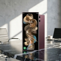 Ponsel Bebas Kunci Harga Terjangkau Original Jaringan 5G S23 Ultra 7.3 Inci 12GB+1TB Dual-SIM Deca Core Dimensity 9000 CDMA Mobile