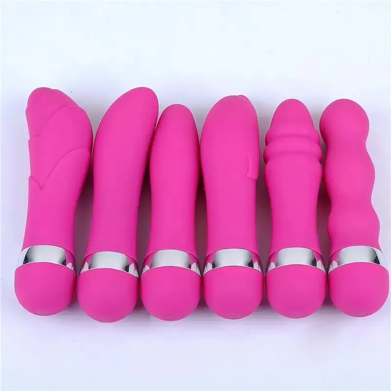 Cheap Price 6 Shape Mini Bullet Anal Vagina Clitoris Vibrador AV Vibrating Massager Sex toy for Women Female
