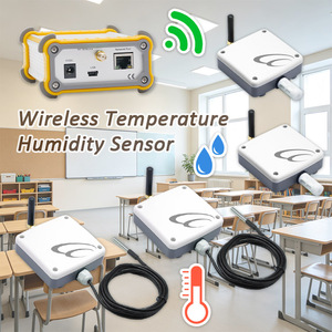 RF <b>Wireless</b> Plastic OEM Customizable for Cold Room Monitor 4 Sets <b>wireless</b> Temperature and Humidity <b>Transmitter</b> Sensor - Product Image 1