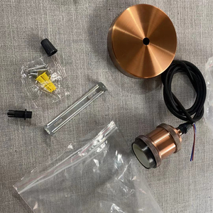 Retro E27 Mặt Dây Chuyền Đèn Chủ 250V Ổ Cắm Vít Phong Cách Bền PVC Hoặc Vải Cho Kim Loại Trần Phong Cách Đèn Cơ Sở & Chủ Sở Hữu - Product Image 4