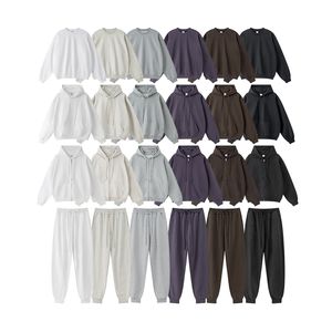 Custom Manufacturers Wholesale Design Heavy Sublimation Unisex Bulk Streetwear Embossed Heavyweight Essentials <b>Zip</b> <b>up</b> Hoodie - Product Image 6