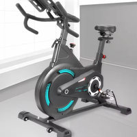 Vélo de spinning intelligent à contrôle magnétique en acier avec volant d'inertie de 13 kg pour la musculation, la combustion des graisses, le cyclisme en intérieur et l'exercice cardio à domicile