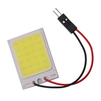 Ampoules de plafond LED COB Super Blanc T10 24SMD pour éclairage intérieur de voiture, lampe de lecture, dôme, Festoon, adaptateurs BA9S, DC12V